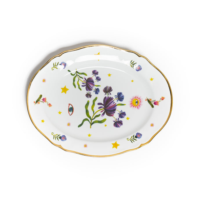 OVAL PLATTER -MIX COLORS