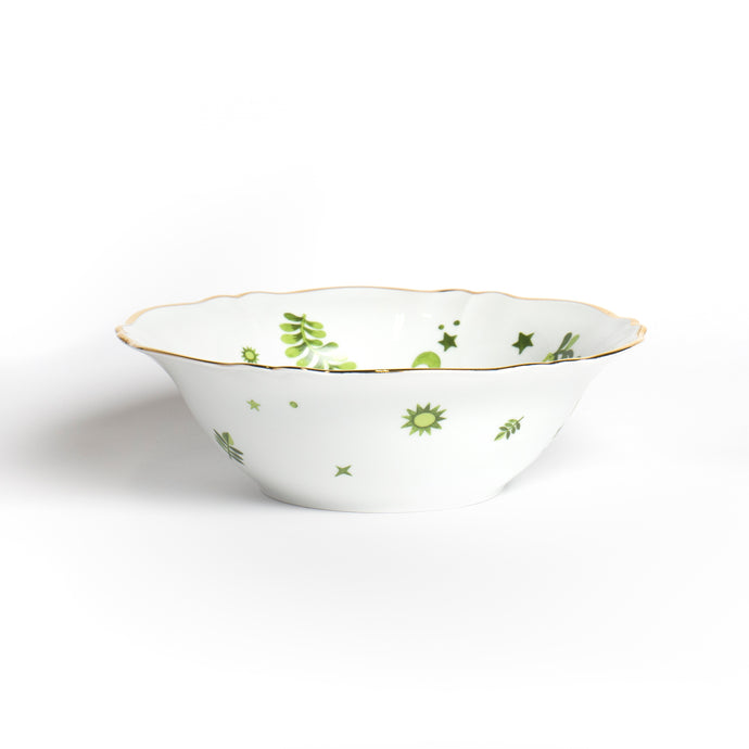 ROUND SALAD BOWL - GREEN