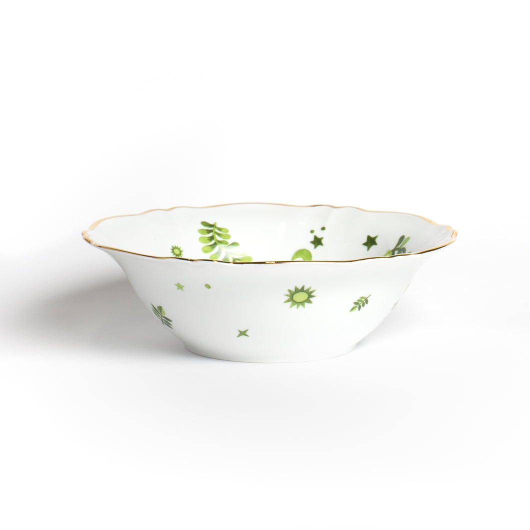 ROUND SALAD BOWL - GREEN