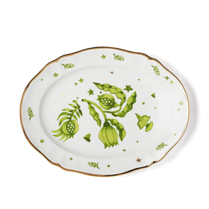 OVAL PLATTER - GREEN