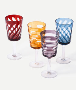 Colored Glasses Set of 4