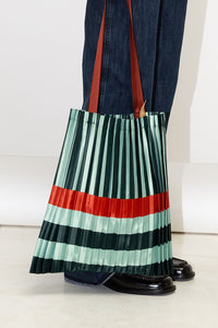 PLEATED BAG - SMERALDA GREEN