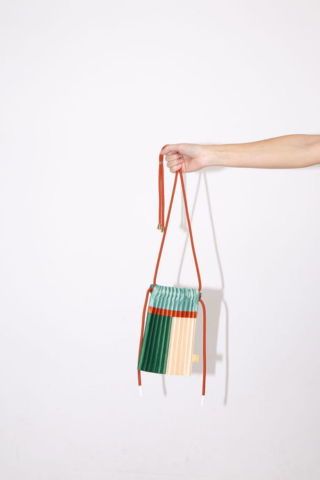 MINI PLEATED BAG-GREEN