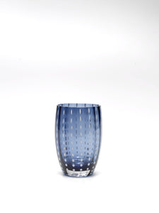 COLORED WATER GLASS-BLUE