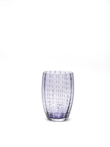 COLORED WATER GLASS-LAVENDER