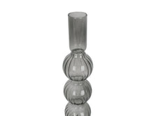 Load image into Gallery viewer, CANDLEHOLDER BUBBLER CLEAR (L)