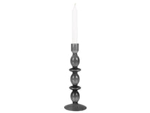 Load image into Gallery viewer, BUBBLES CANDLEHOLDER BLACK (L)