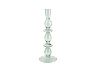 BUBBLE CANDLE HOLDER GREEN (L)