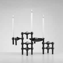 Load image into Gallery viewer, CANDLE HOLDER 3-PACK, BLACK